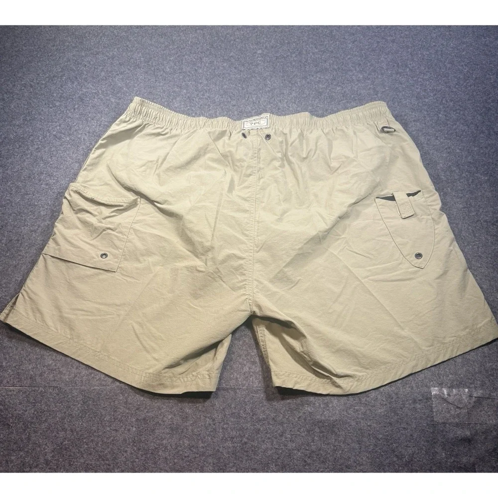 Hook & Tackle Men's Beer Can Island Fishing Swim Shorts Khaki Size‎ XL